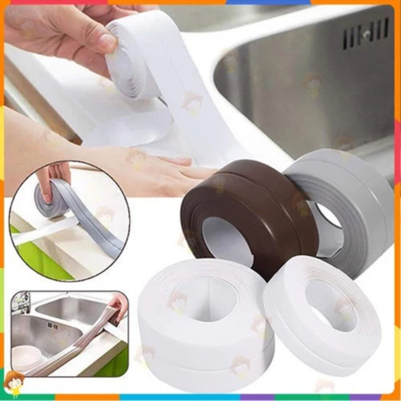 เทปขอบอ่างล้างจานกันน้ําสําหรับห้องน้ําห้องครัว เทปกาวกันน้ําอเนกประสงค์