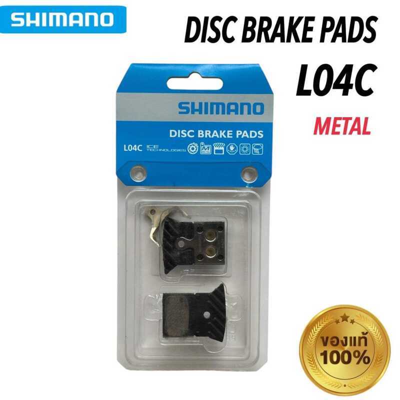 C SHIMANO DISC BRAKE PADS L04c ผ้าเบรก METAL 1 Set ของแท้ จัดส่งไว