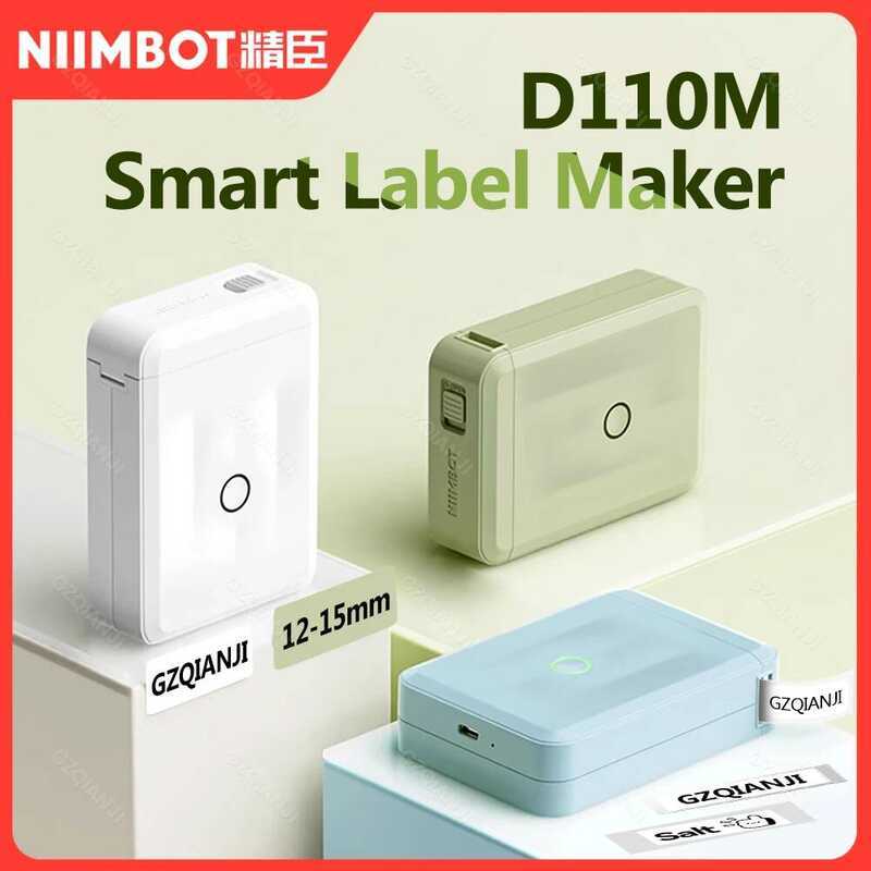 Niimbot D110 เครื่องพิมพ์แบบพกพาอัจฉริยะ Mini Pocket Thermal Sticker Maker Self-กาวกระดาษฉลากสําหรับ