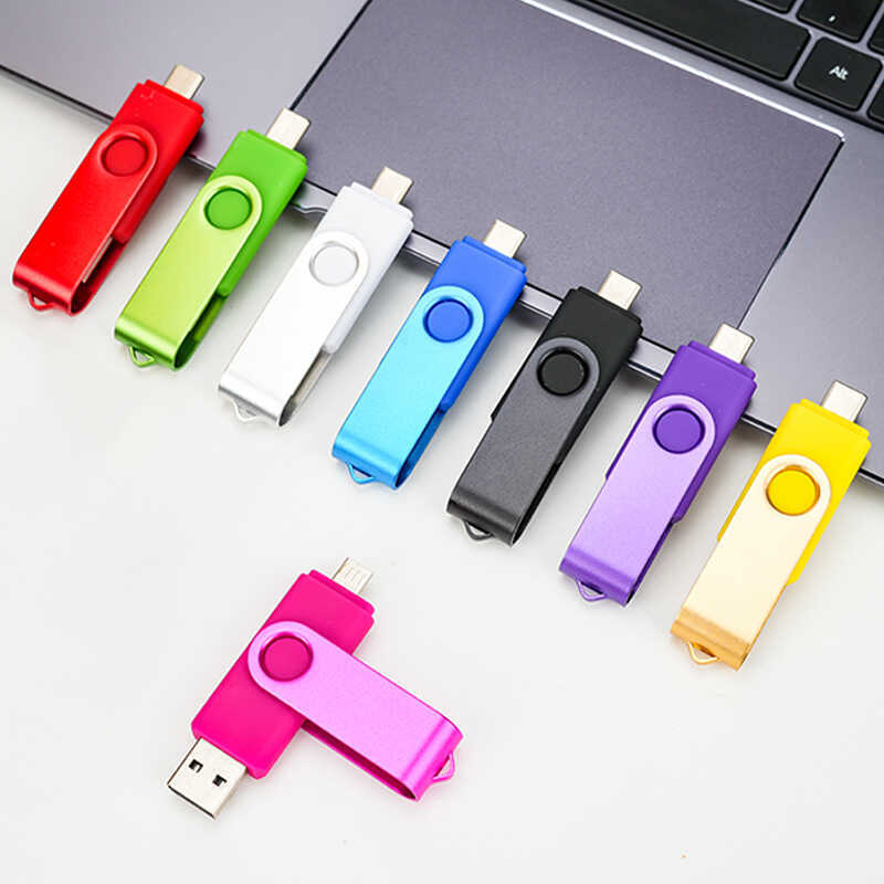 U Disk 32g หมุน Dual-Use 3.0 Usk 16g ของขวัญนิทรรศการ 8G ความเร็วสูง 4g Mini U Disk