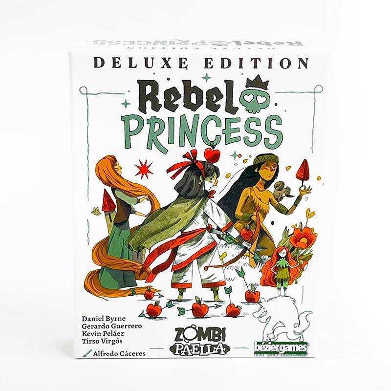 Rebel Princess Deluxe Edition การ์ดกระดานกลยุทธ์ แพ็กเร็วสําหรับครอบครัว คืนเกมที่สนุกและน่าตื่นเต้น