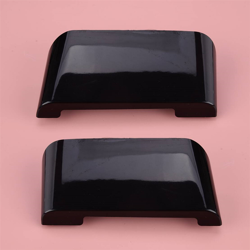 1 คู่สีดําแร็คหลังคากลางกลางฝาครอบ Fit สําหรับ Toyota Land Cruiser LC100 FJ100 1998-2007