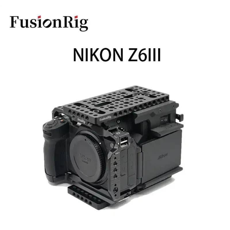 FusionRig กล้อง Cage Expansion โมดูล Cineback สําหรับ NIKON Z6III ใช้งานร่วมกับ SmallRig 4521 4519 3