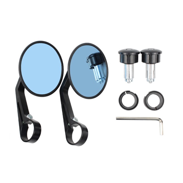 Motorcycle Retro Modified Handlebar Mirror Folding Reversing Handlebar Rearview Mirror Motorcycle H