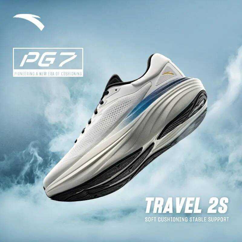 D52 ANTA TRAVEL 2S Pg7 รองเท้าวิ่งผู้หญิง นุ่ม ซัพพอร์ต ไซส์กว้าง 2E สำหรับกีฬา 1225C5545 Official
