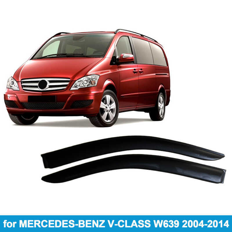 เหมาะสําหรับ MERCEDES-BENZ MERCEDES-BENZ V-CLASS W639 24-2014 Rain Block Side Window Deflector