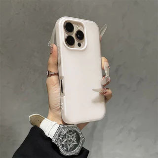 Case for iPhone 11 17 12 13 16 14 Pro Max 15 16 7 14 8 Plus XS X XR Max Advanced Simple Fresh Color 2 in 1 Soft Cover