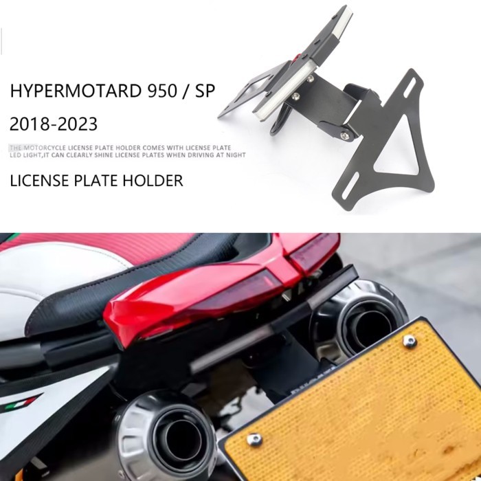 FOR Ducati Hypermotard 950 / SP 2018-2023 Motorcycle Accessories Rear Tail Frame License Plate Hold