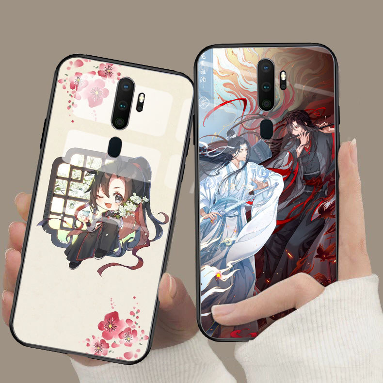 G-23 Mo Dao Zu Shi กระจกนิรภัยสําหรับ OPPO Reno F11 12F A5 F17 2Z F15 2F A9 2020 Pro กรณี