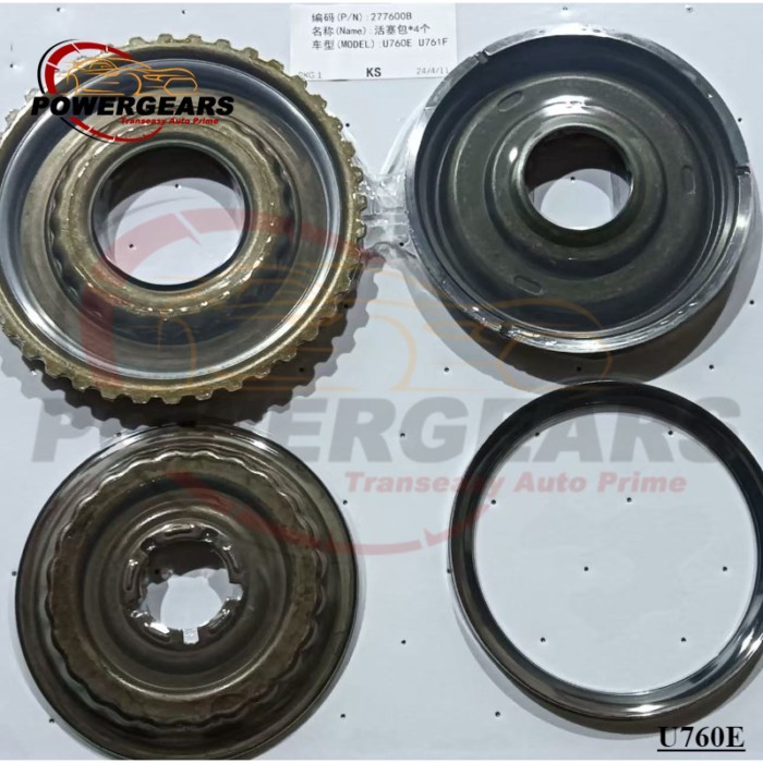 New U760E Automatic Transmission Piston Rebuild Kit Suit For Toyota HIGHLANDER RAV4 U760 U761F