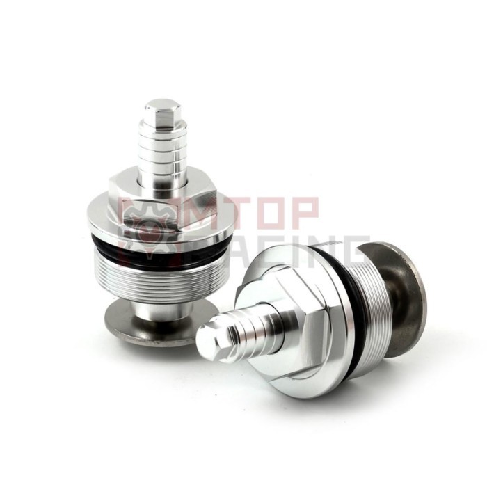 Preload Fork Caps For Yamaha SRX400 SRX600 38mm Hexagonal Adjustable Fork Bolts