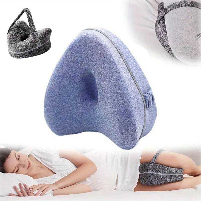 Knee Foam Port Pillow Side Sleeper Sciatica Orthopedic Sciatica Back Hip Relief Pillow For Bed Sofa