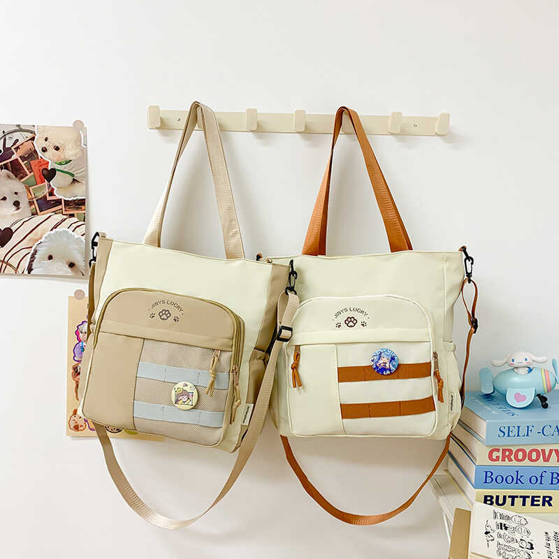 Tuition Bag Girl Japanese Primary School Student All-Match Tuition Bag Student Class Messenger Large