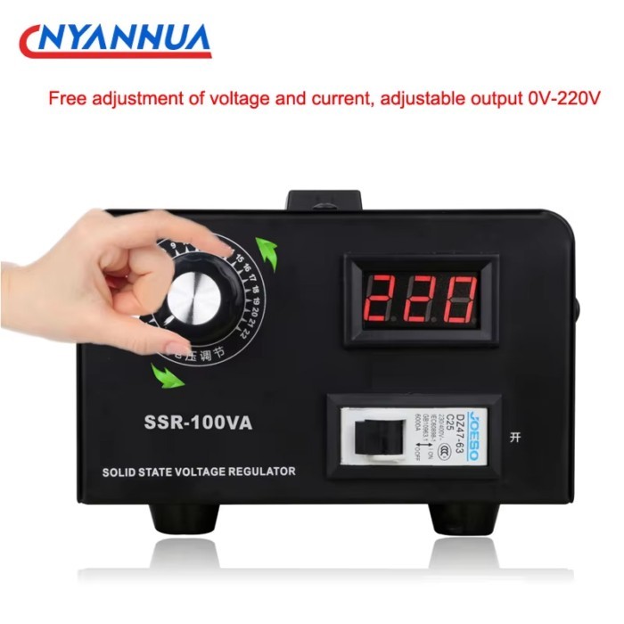 6/10KW Single-Phase Solid State Voltage Regulator Power Regulator SCR Electronic Voltage Regulator