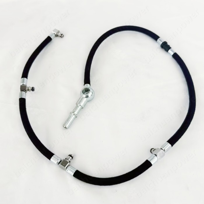 Common Rail Fuel Injector Return Oil Pipe For Quanchai 4B2 4 Cylinder Diesel Engine Fuel Pump Spare