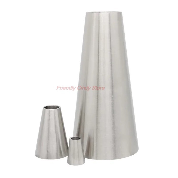 1PCS 12.7-152mm 0.5" - 6" Pipe OD Butt Weld Reducer 3A Standard SUS 304 316L Stainless Steel Pipe F