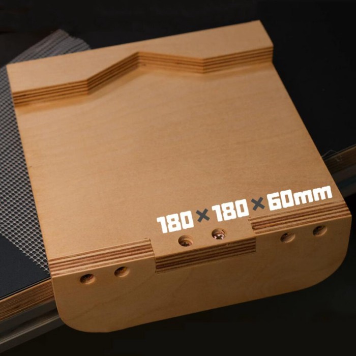 15mm Birch Plywood Wood Carving Desktop Pad with Stop Block Carving Bench Board Protect Your Table