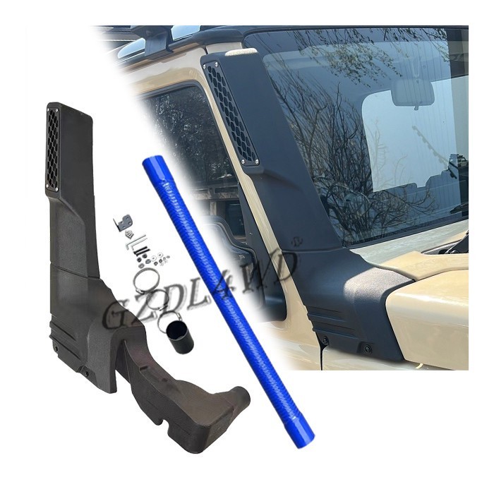 GZDL4WD Airflow Car Snorkel For Jimny 2019 2020 Snorkels With Blue High Temperature Silicone Pipe