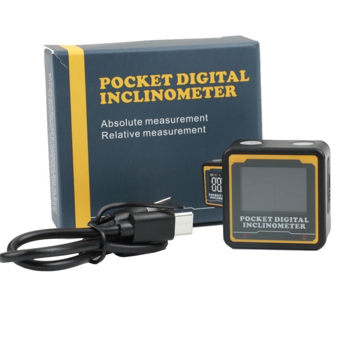 Digital Angle Gauge Magnetic Protractor Inclinometer Level Angle Finder Angle Cube Level Box With M