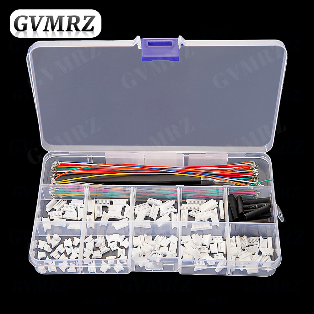 SH1.0MM JST 1 มม.ชุดขั้วต่อสายเคเบิล JST ชาย Header 3P-12P 28AWG Crimped พร้อม Terminal สําหรับ GPS 