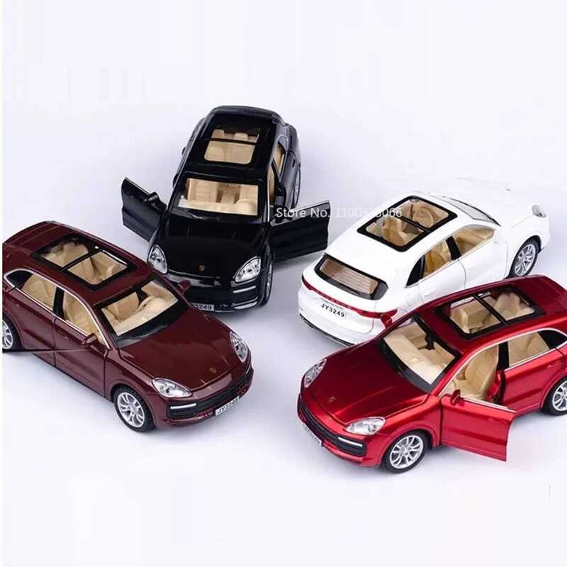 C 1:32 Scale Cayenne Taycan Toys Model Car Alloy Diecasts Off-Road Vehicle Model With Light Sound S