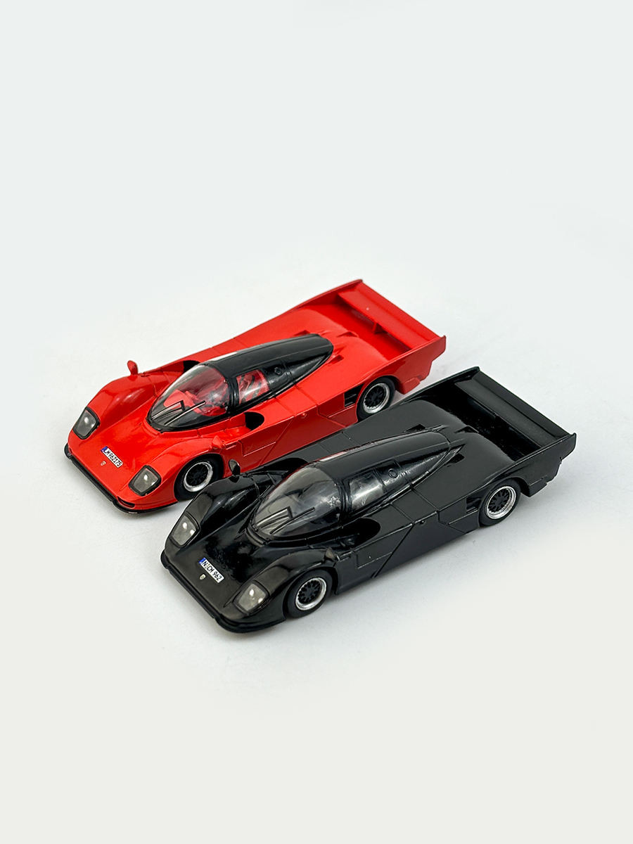 พร้อมสต็อก Sparky 1: 64 Porsche Porsche 962 Leman โมเดลรถโลหะผสม Out of Print Car Model