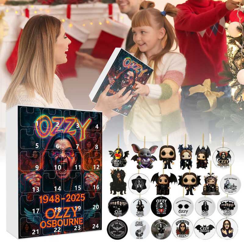 Ozzy Osbourne Motorcycle Bell Ozbourne Osbourne ปฏิทินนับถอยหลังจี้กล่องลึกลับ