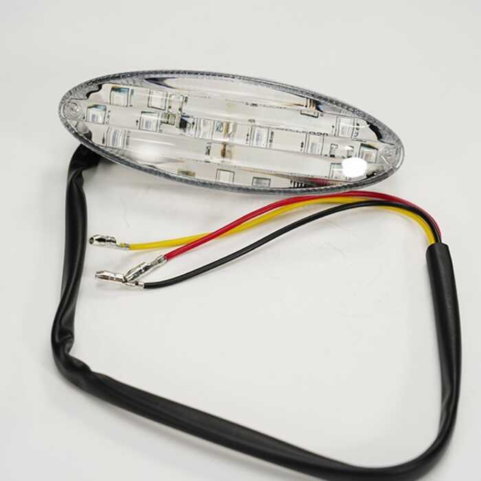 She Shell CQR250 รถจักรยานยนต์ออฟโรด CQR ไฟท้ายด้านหลังสากลไฟเบรคไฟเลี้ยว