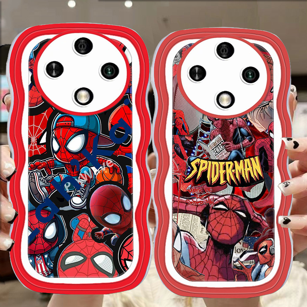 A-107 Spider-man TPU Casing สําหรับ VIVO IQOO Z7X Z10 13 Y300 Pro Plus 5Gเคสใส