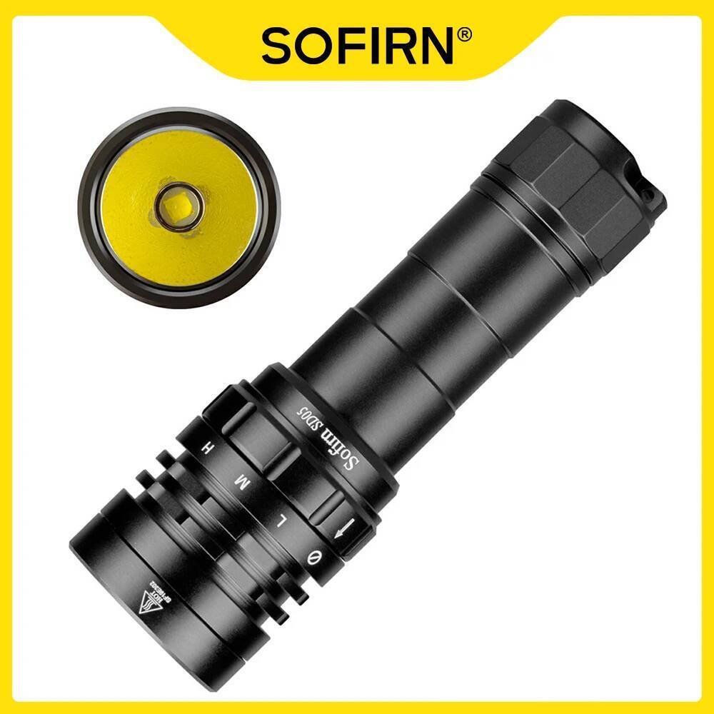 Sofirn SD05 ไฟฉายดําน้ํา XHP50.2 Super Bright 3000lm มีสวิตช์แม่เหล็ก รองรับแสง warmth 5000K และ coo