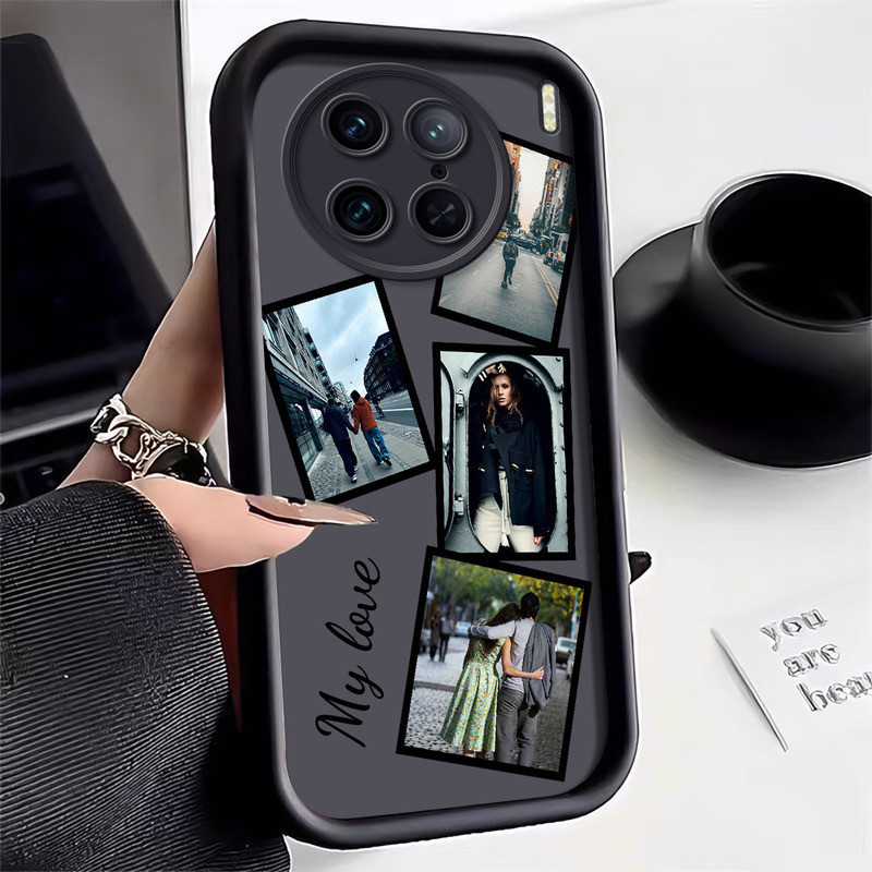 (สต็อกในพื้นที่) เคสโทรศัพท์ภาพภาพตัดปะที่กําหนดเองกันกระแทกเคสซิลิโคนป้องกันการตก| ของขวัญส่วนบุคคล