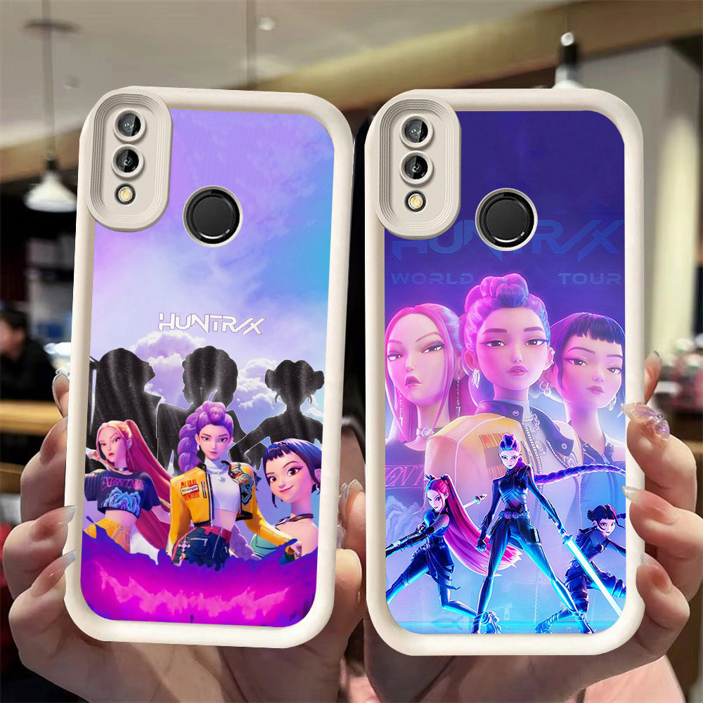 J-26 K-Pop Demon Hunters ดำขาวชมพูเคสโทรศัพท์หรับ VIVO Y1S Y91C Y91 Y95 Y93
