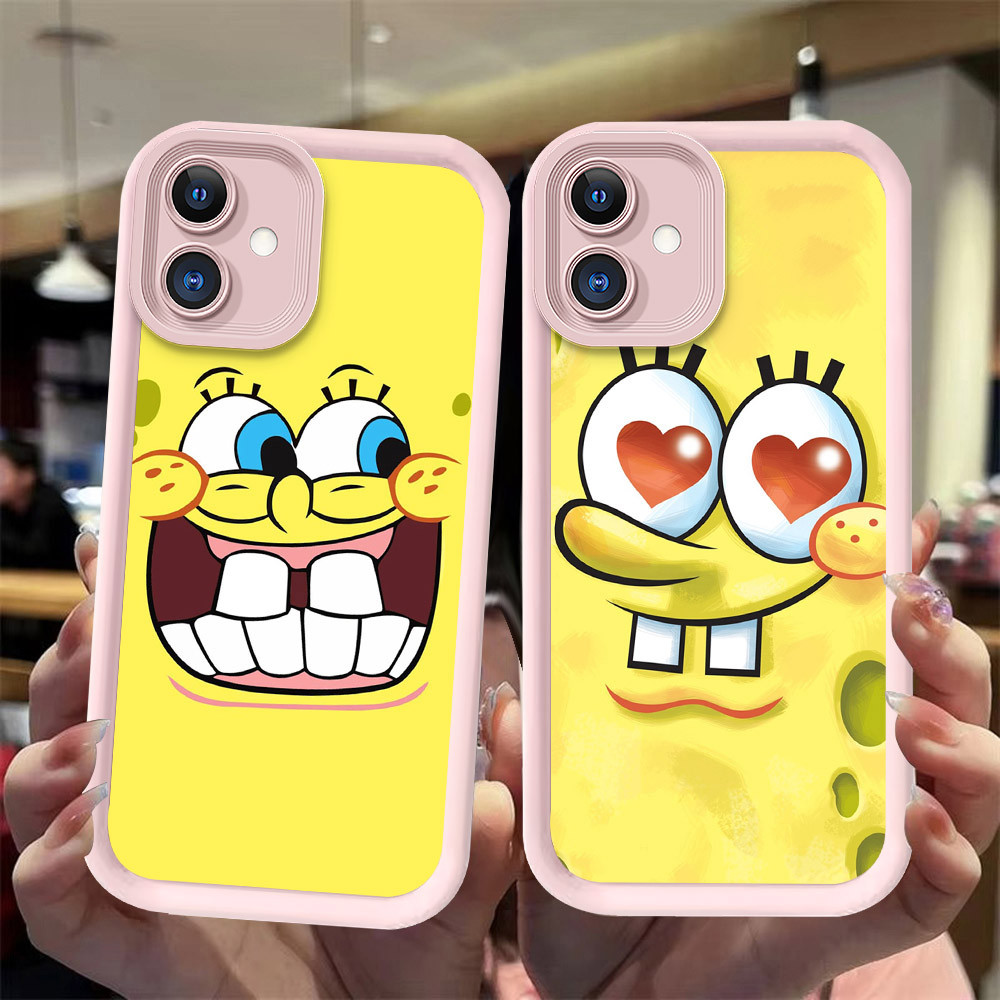 J-2 Spongebob ดำขาวชมพูเคสโทรศัพท์หรับ VIVO IQOO Y02T U5 Z6 U5E Y75 Y02 Y02A 5G