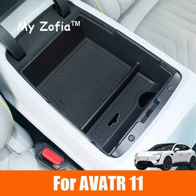 สําหรับ ฉางอัน เอวา 2023 2024 2025 AVATAR 11 คอนโซลกลางรถ Central Control Lower Storage กล่องอุปกรณ์