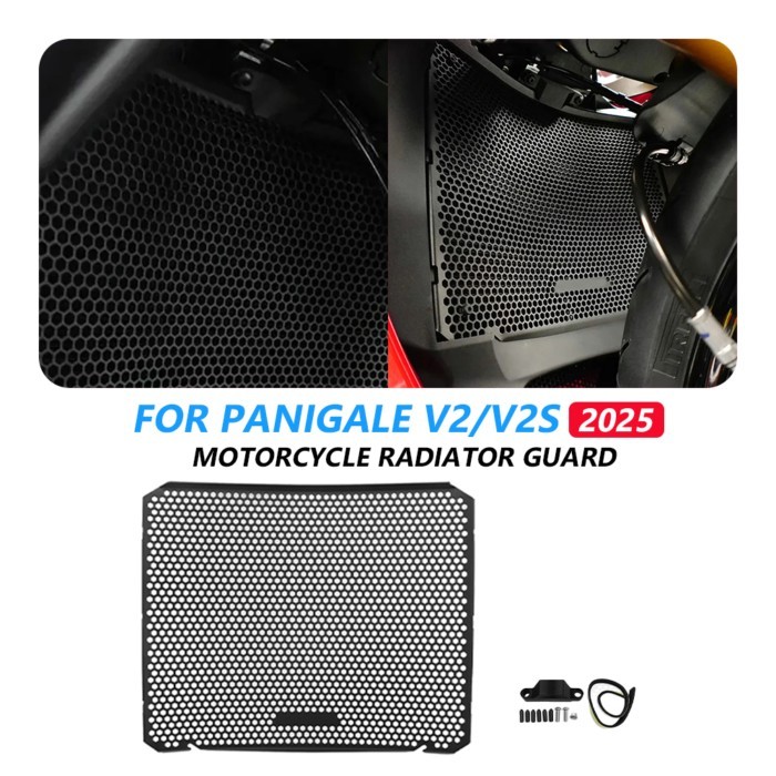 For Ducati Panigale v2 2025 PANIGALE V2 V2 S 2025 Motorcycle Radiator Cover Stainless Steel Radiato