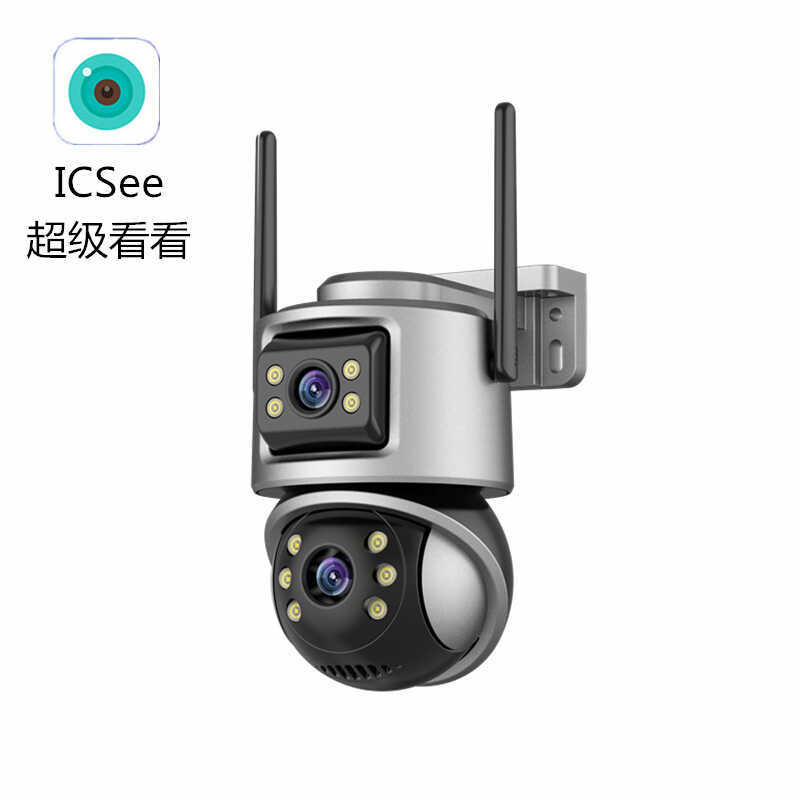 ลุคสุดๆ ICSee ICSee การเชื่อมโยงกล้องส่องทางไกล ไร้สาย wifi โดม 360 กล้องเครือข่ายกลางแจ้ง ipcam