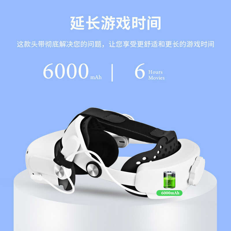 Elite Oculusquest2 ชุดหูฟัง 60mA Power Bank vr ชาร์จ VR อุปกรณ์เสริมสมาร์ทไร้สาย