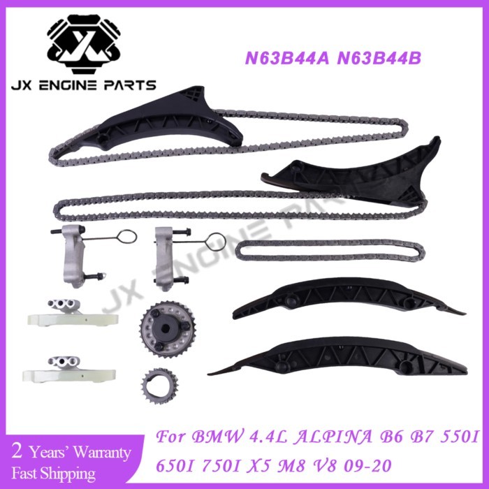 N63B44 Engine Timing Chain Kit For BMW 4.4 ALPINA B6 B7 550I 650I 750I X5 M5 M550i M6 M8 4.4L N63B4