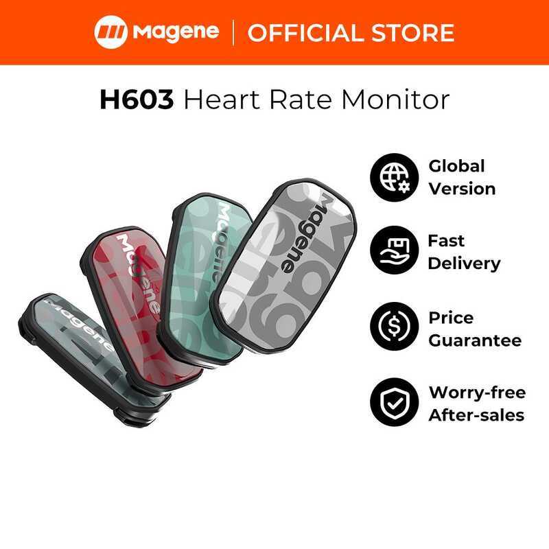 ❤ Magene H603ตรวจวัดอัตราการเต้นของหัวใจ,เซนเซอร์ตรวจจับการเคลื่อนไหวของหน้าอกกันน้ำได้มาตรวัดค
