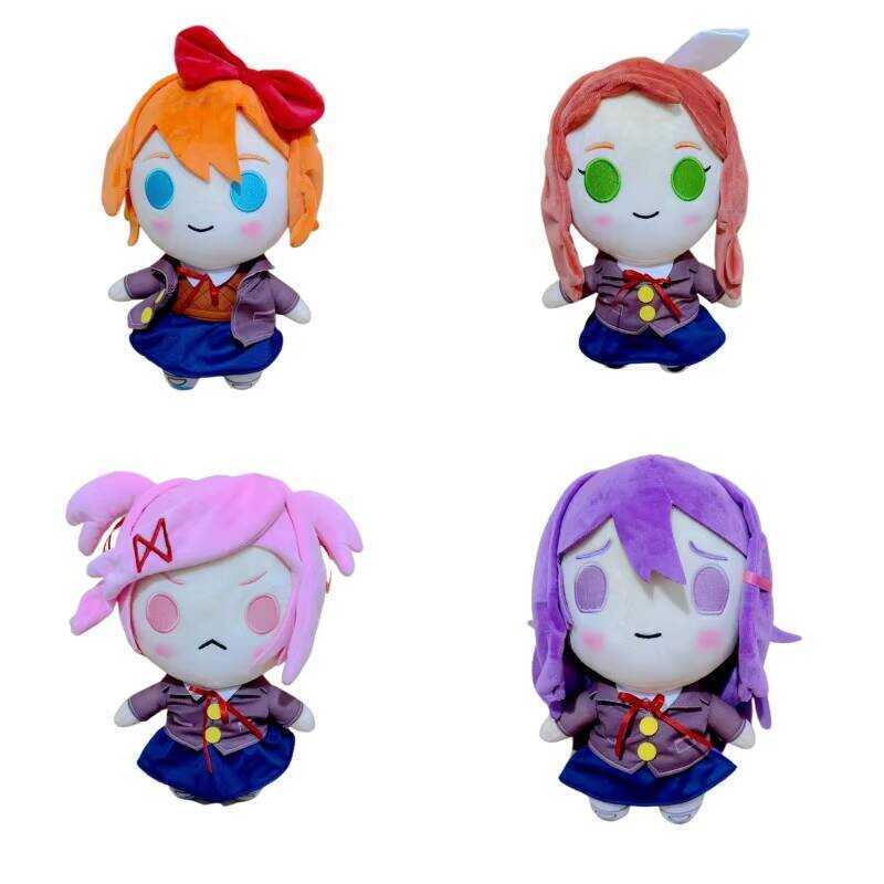 F New 25Cm Game Doki Literary Club Plush Toy Anime Cosplay Monika Natsuki Sayori Yuri Doll
