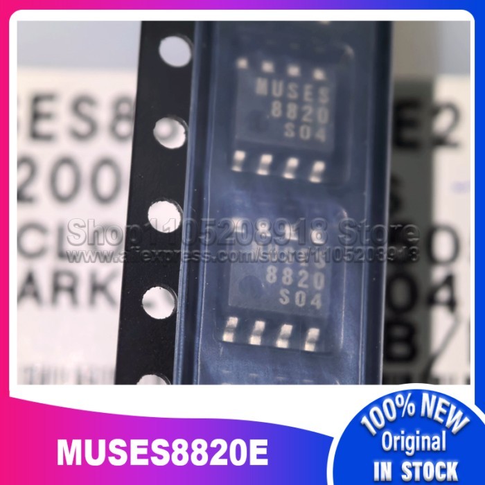2~10PCS/LOT MUSES8820E MUSES8820 MUSES 8820 EMP8 SOP-8 100% New Spot stock