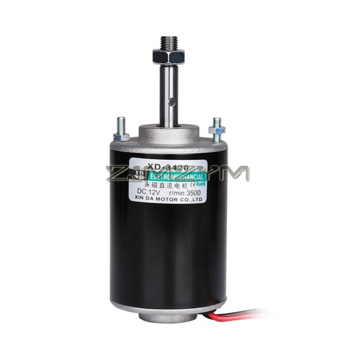 High Speed DC Motor 12V/24V 3500/7000rpm Permanent Magnet Motor Reversible Mini Electric DC Motor 3