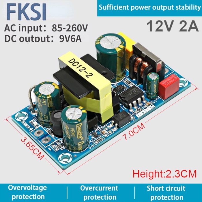 AC 85-265V to DC 5V 12V 24V  step down Transformer power supply  1A 2A 4A 6A 8A 9A  13A switching p