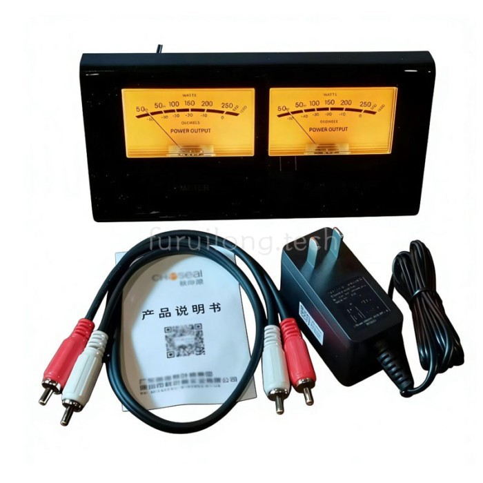 High-Precision VU Meter Audio Level DB Meter 2-Way Amplifier Speaker VU Meter Finished