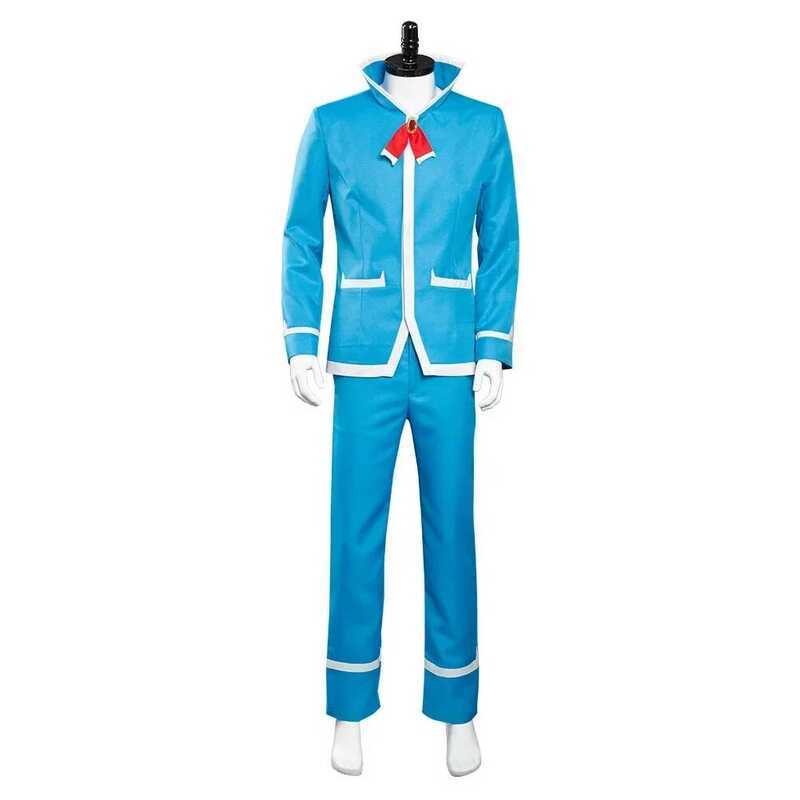 W New Iruma-Kun Suzuki Cosplay Costume Outfit Welcome To Demon School! Halloween Carnival Suit For