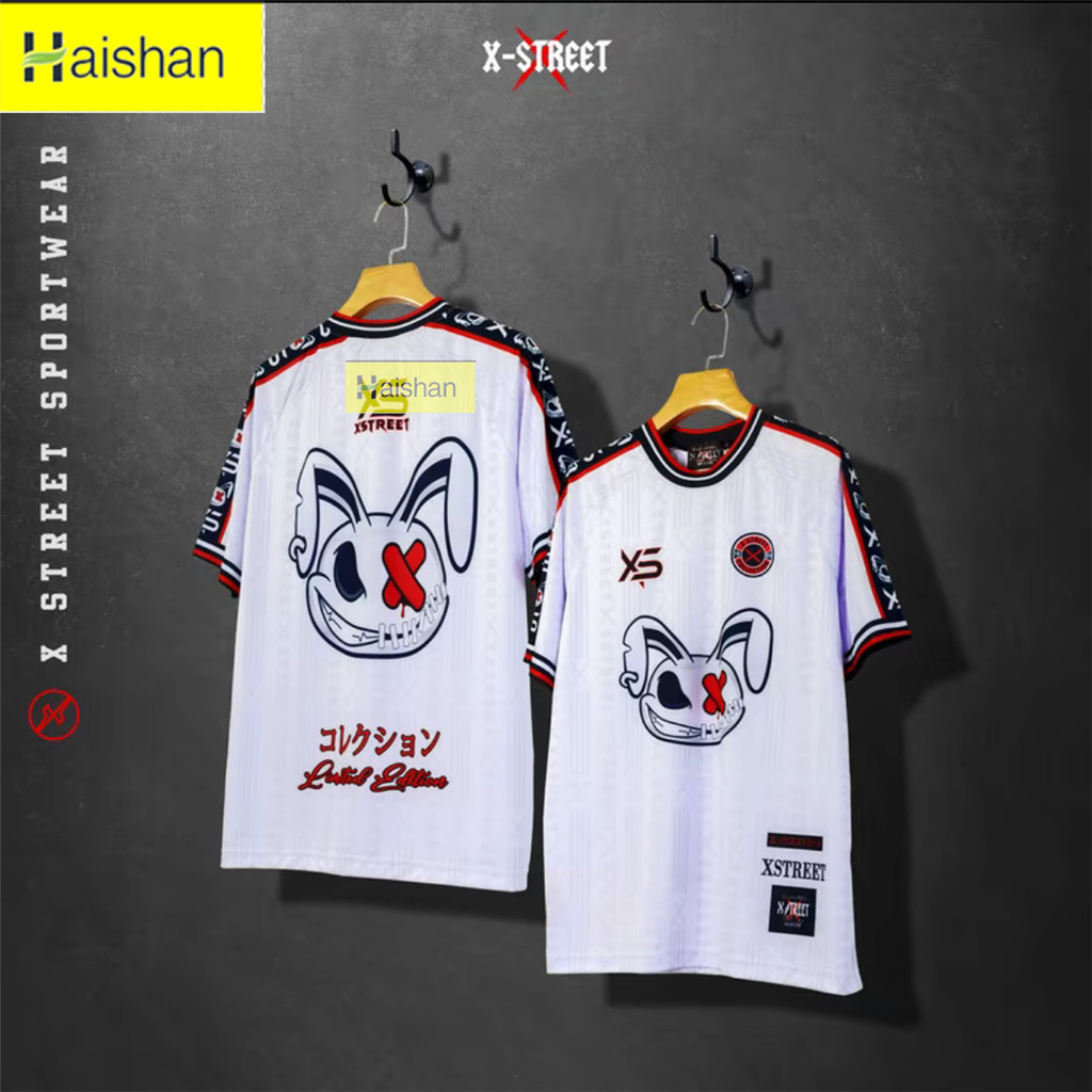 XSTREET-กระต่ายซอมบี้, เสื้อกีฬาคอรอบ, "กระต่ายซอมบี้", ผ้าไมโครไฟเบอร์อ่อนและสะดวกสบายระบายอากาศที่ดี