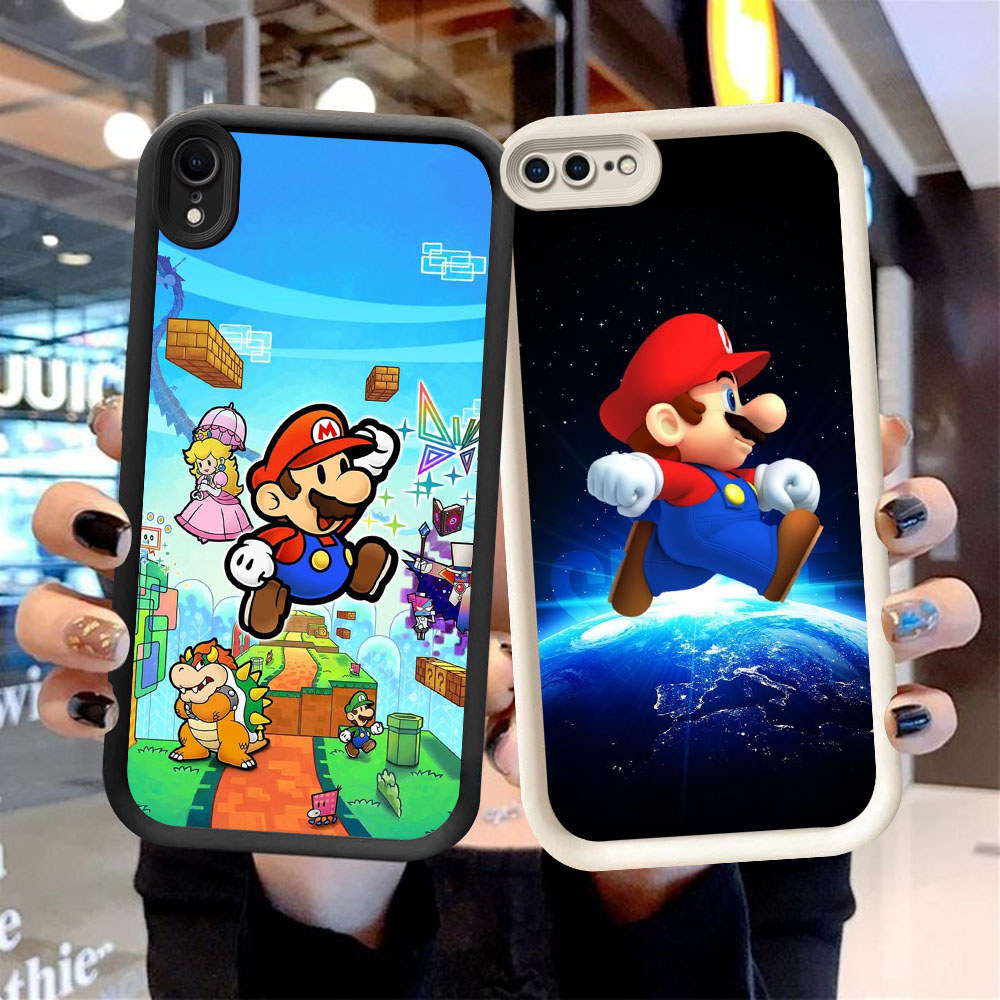 CK-98 Super Mario เคสกันกระแทกสําหรับ iPhone XR X XS 6 7 8 Max Plus