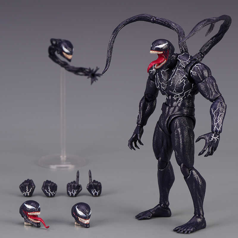 SHF Venom 2 Symbiosis Marvel Universe Extraordinary Spiderman Venom Movable ภาพยนตร์รูปของเล่น