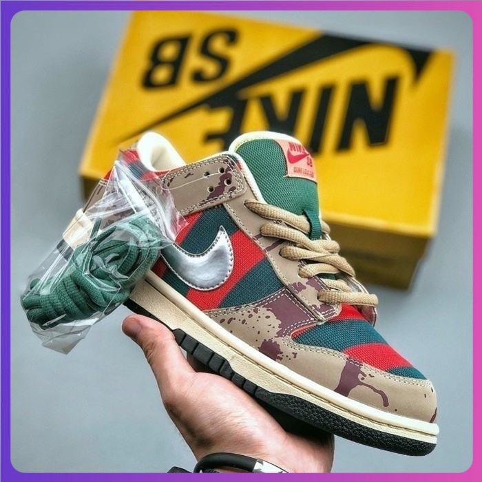 สินค้าขายดี❤ 流潮 2023 NK SB Low Freddy Kruger Elm Street 复古sports 休闲运动鞋 333