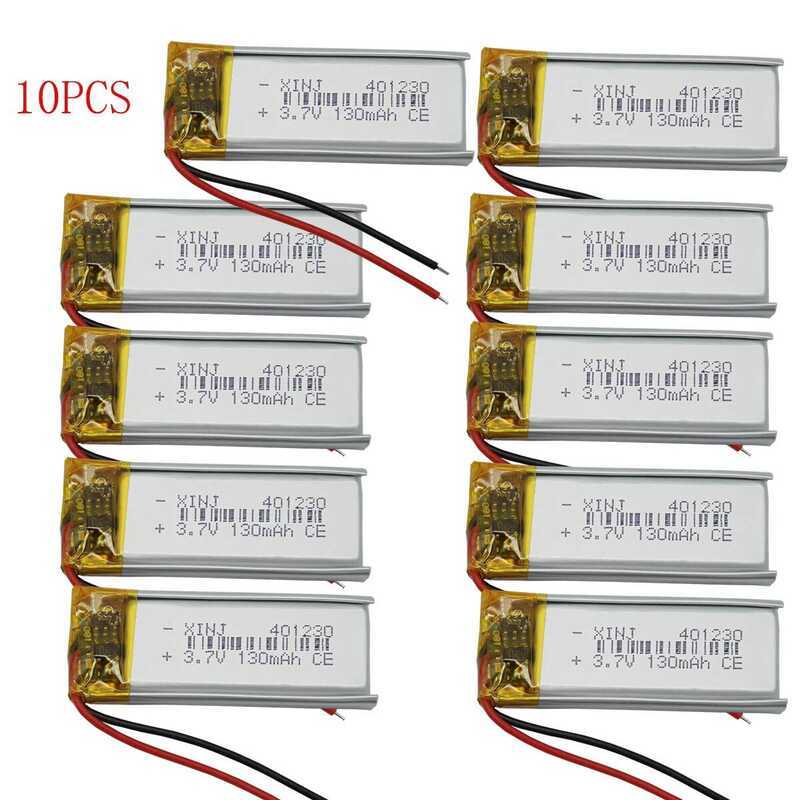 ขายส่งแบตเตอรี่ลิเธียม 3.7v 130mah 0.481Wh รุ่น 401230 สำหรับเครื่องเล่น MP3 ลำโพงบลูทูธ หูฟัง ชุดหู